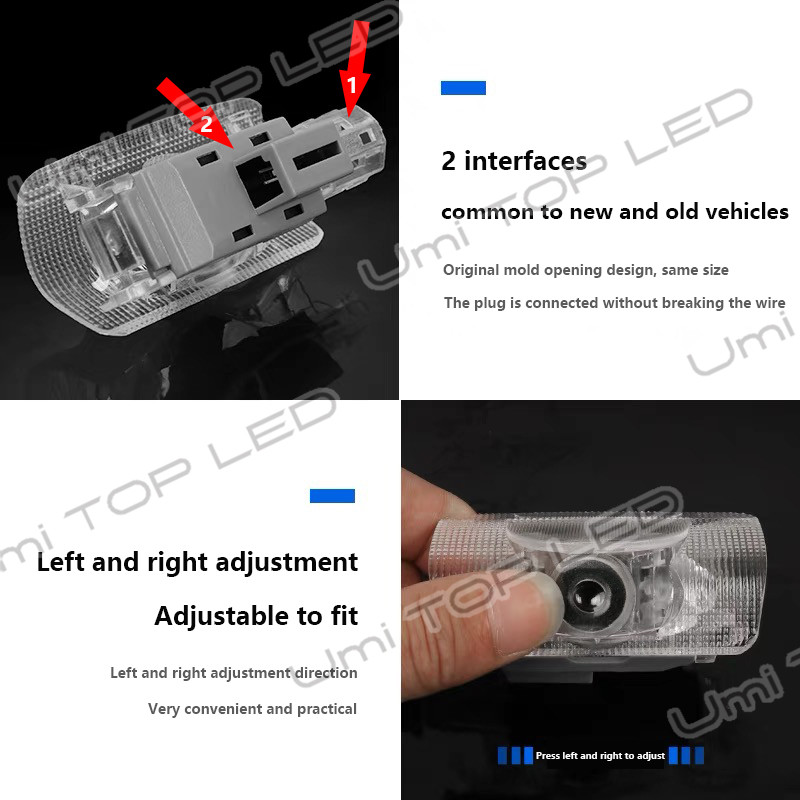 For LEXUS ES RX IS LS LM GX RZ LX LC RC UX LED Car Door Welcome Shadow Light F Sport Laser Projector