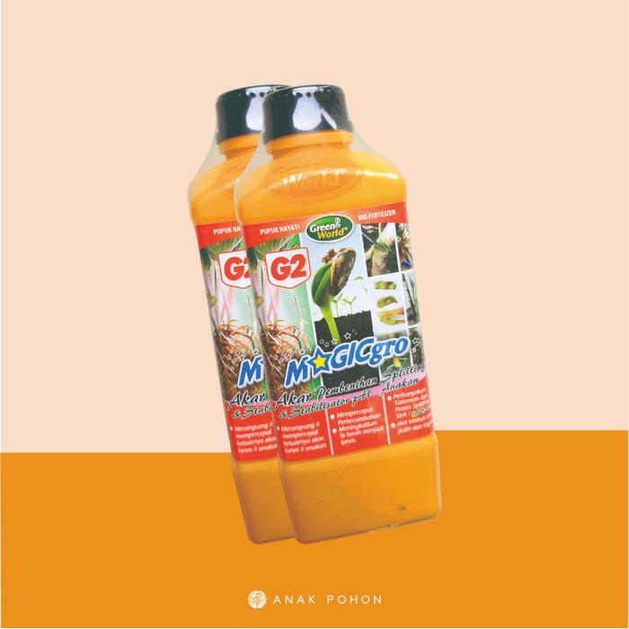 Pupuk MAGICgro G2 - Akar, Pembenihan, Anakan (100% Organic) - 1 Liter Benih Biji