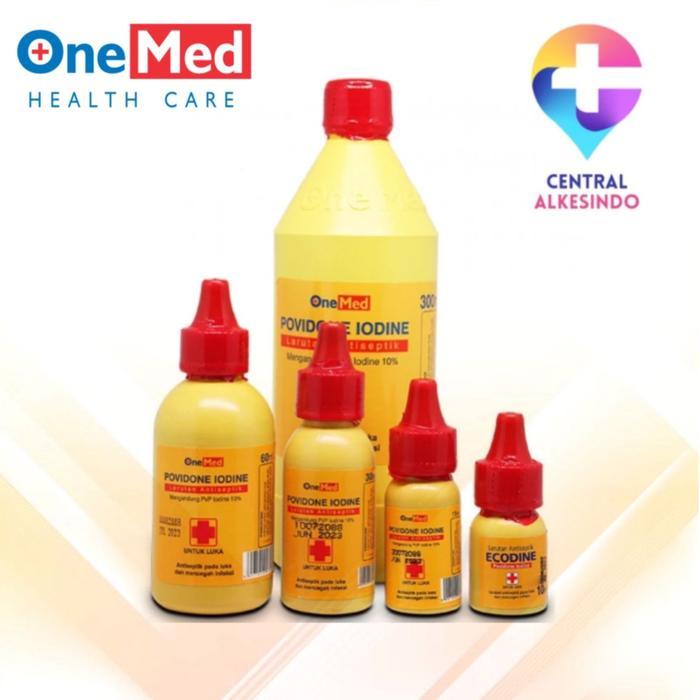 Ecodine Onemed 10ml 30ml 60ml Povidone Iodine P3k Central Alkesindo