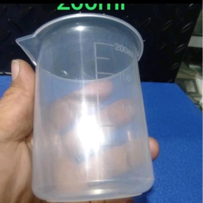 Khusus Gosend Gelas Takar 200Ml - Gelas Ukur 200 Ml Plastik