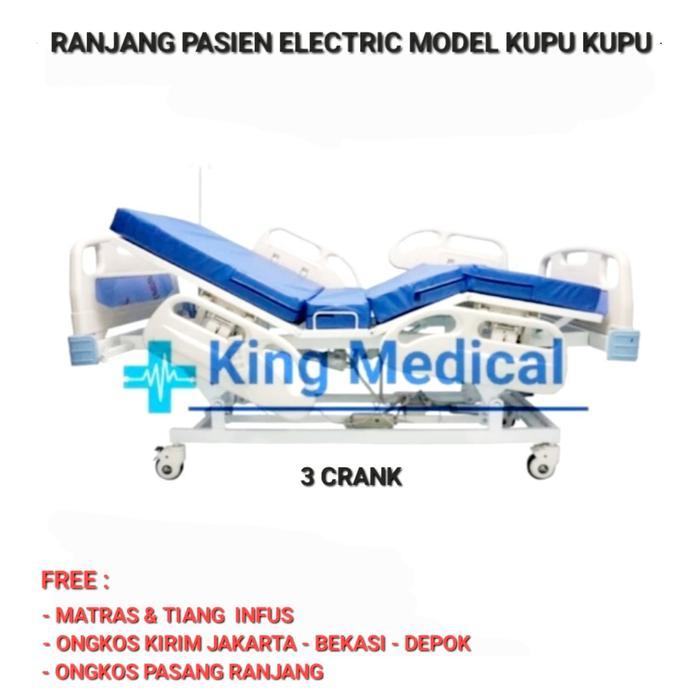Tempat Tidur Pasien ICU ICCU Electric Hospital Bed ICU ICCU + Matras