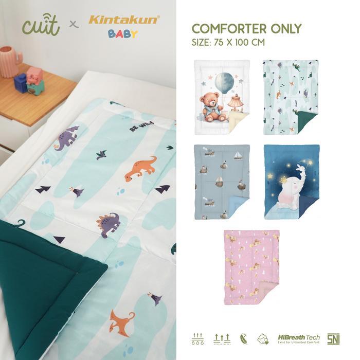 Cuit X Kintakun Baby Bedding Comforter Bayi Bedcover Only Gold Katun Anti Bakteri