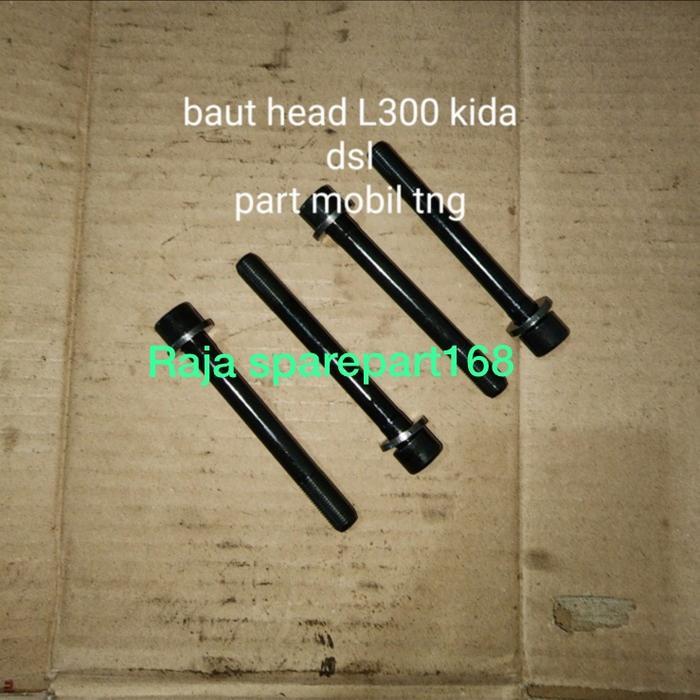 BAUT BOLD CYLINDER SILINDER HEAD HET DEKSEL MITSUBISHI L300 KUDA DIESE OK.