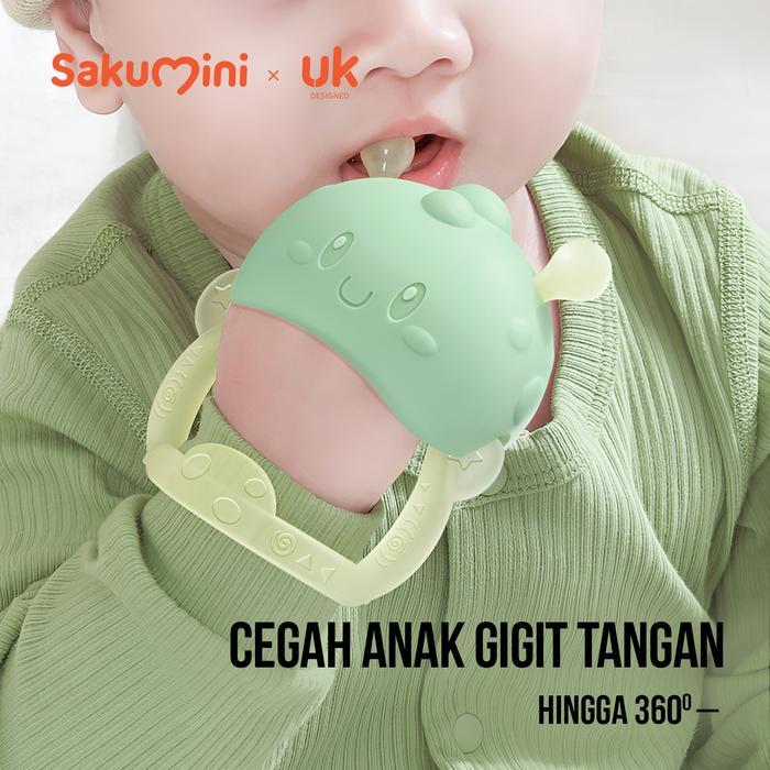 PROMO Sakumini Silicone Teether Bracelet Mainan Gigitan Gelang Bayi BE5T QUALITY