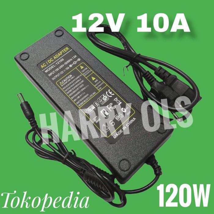 Adaptor 12V 10A / Ac Adapter 12V 10A For Lampu Led Strip, Led Display