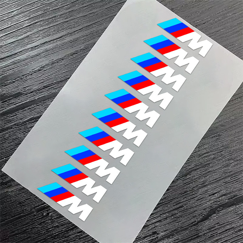 Car Logo For BMW M Emblem E46 E36 E34 F10 E90 Creative Sticker Metal BMW M Emblem E46 E36 E34 F10