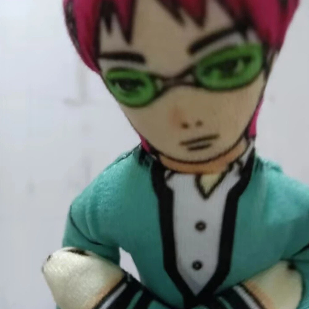 Anime The Disastrous Life of Saiki K Saiki Kusuo Cosplay Doll Twistable Shape Room Decoration