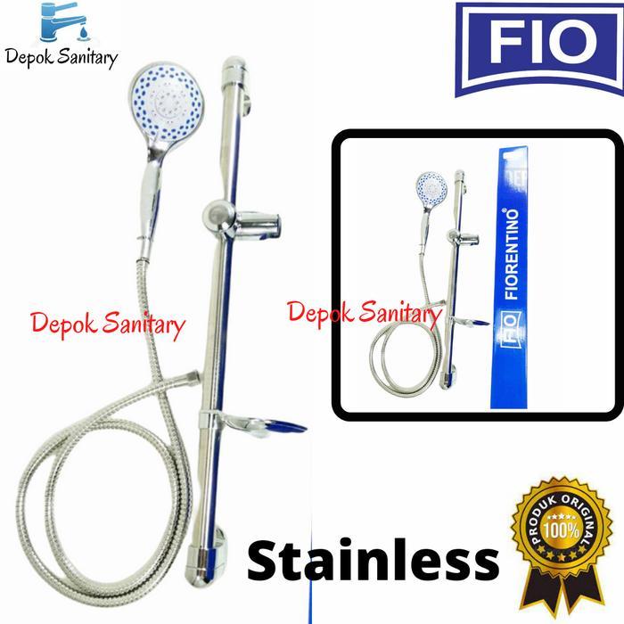 Onda - shiwer tiang set stainless/ shower tiang/ shower tiang bonus kran