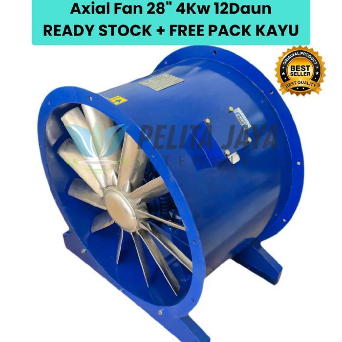 Axial Fan Direct 28inch 4Kw 710MM 1400Rpm 380Volt - Axial Fan 28" Merk PJT FAN