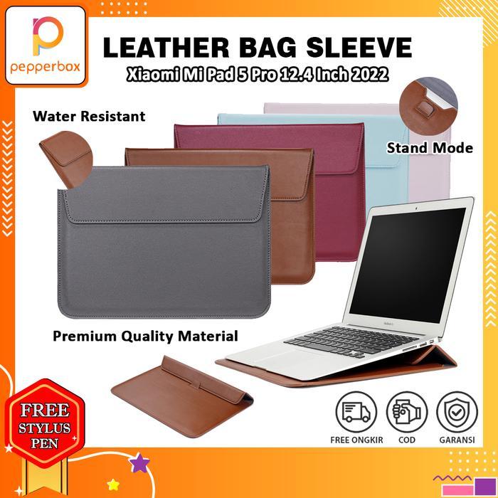 Tas Sleeve Tab Xiaomi Mi Pad 5 Pro 12.4 Inch 2022 Portable Bag Leather