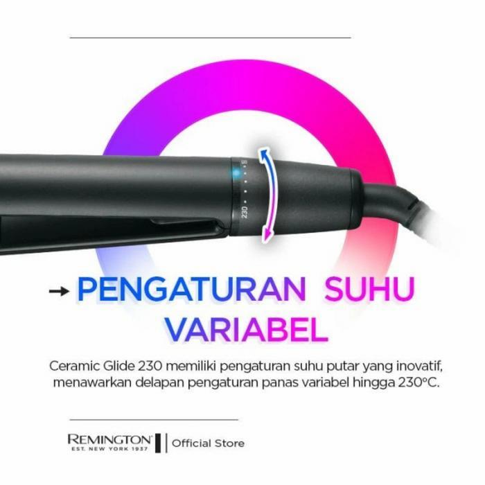 Remington S3700 Ceramic Glide 230 Straightener S 3700 Catokan Rambut