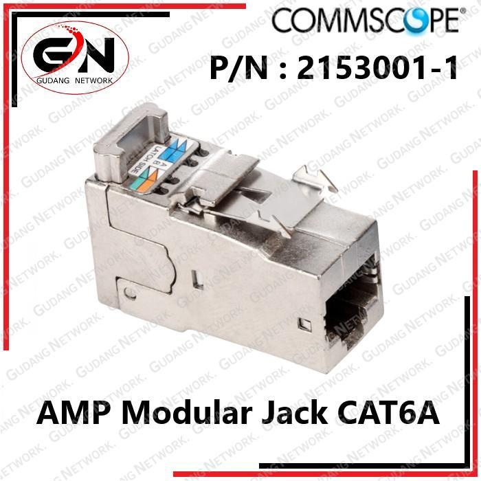 Amp Modular Jack Cat6A / Cat.6A Sl Commscope 2153001-1