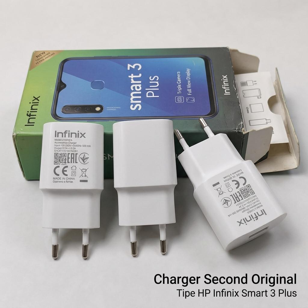 Adaptor Cas Infinix U100XEA Ori Second 5V2A 10W Infinix Smart 3 Plus