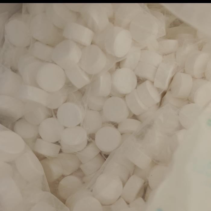 Jual Rugi Kaporit Tablet Kecil 90% / Chlorine Tablet Kecil 90% / Penjernih Air