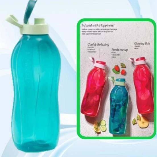 Tupperware Original Eco Bottle 2L Botol Minum Handle 2 Liter