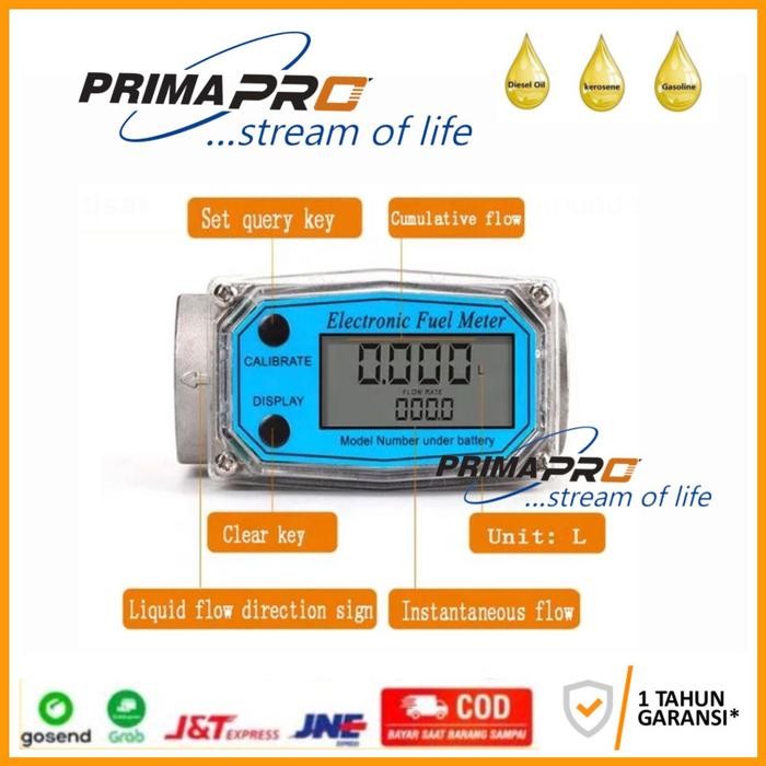Flow Meter Solar Digital Flow Meter Oli Digital Flow Meter Bbm 1.5 In