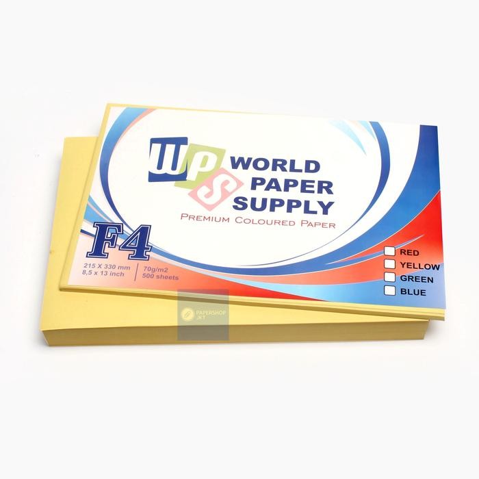 

Pilihan- Termurah!!! Wps Kertas Hvs F4 Warna 70Gr