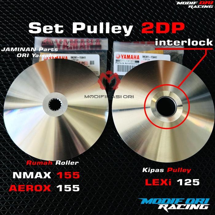 Pulley bubut CVT RACING NMAX rumah roller RACING CVT Racing pulley bubut nmax aerox lexi