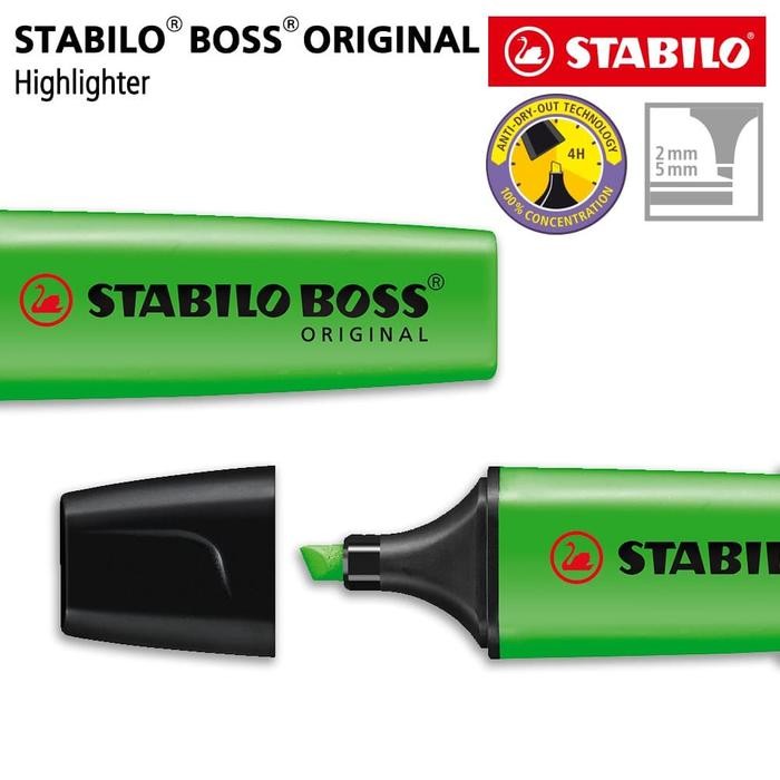 

STABILO BOSS ORIGINAL Green / Highlighter Warna Hijau