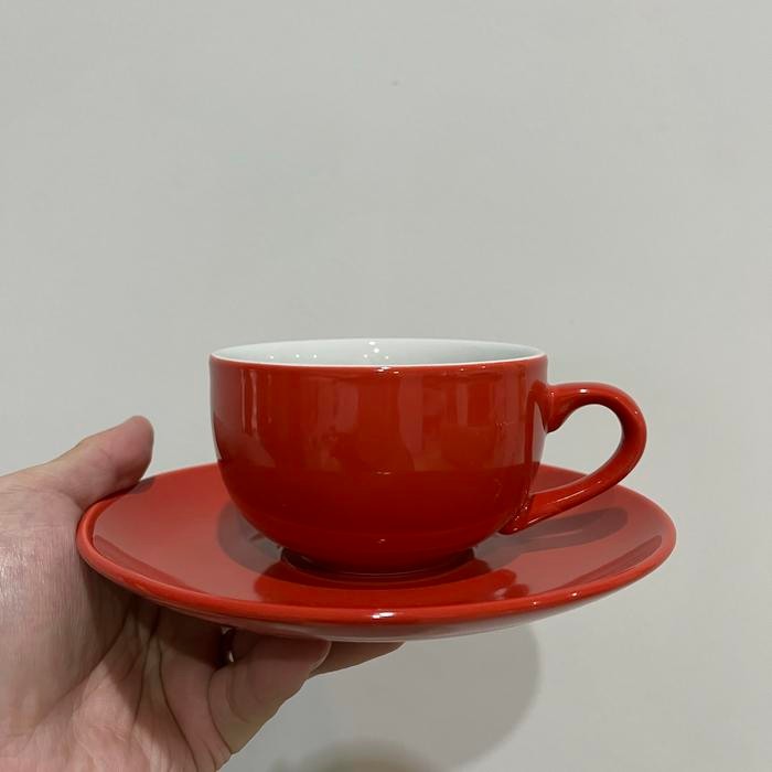 Gelas kopi keramik cappucino 250ml Latte - cangkir cup espresso cafe