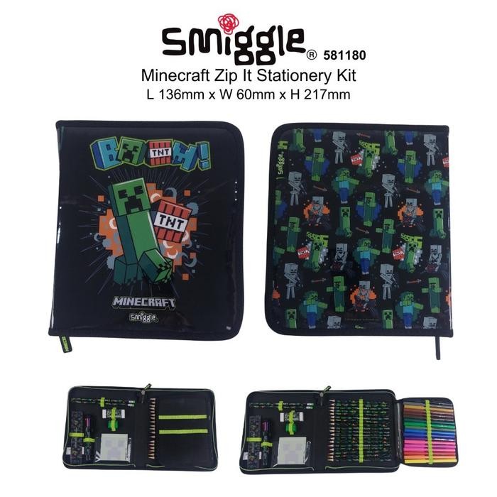 

SMIGGLE MIDI ZIP KIT/PENCIL CASE SMIGGLE/SMIGGLE SHARK BUDZ