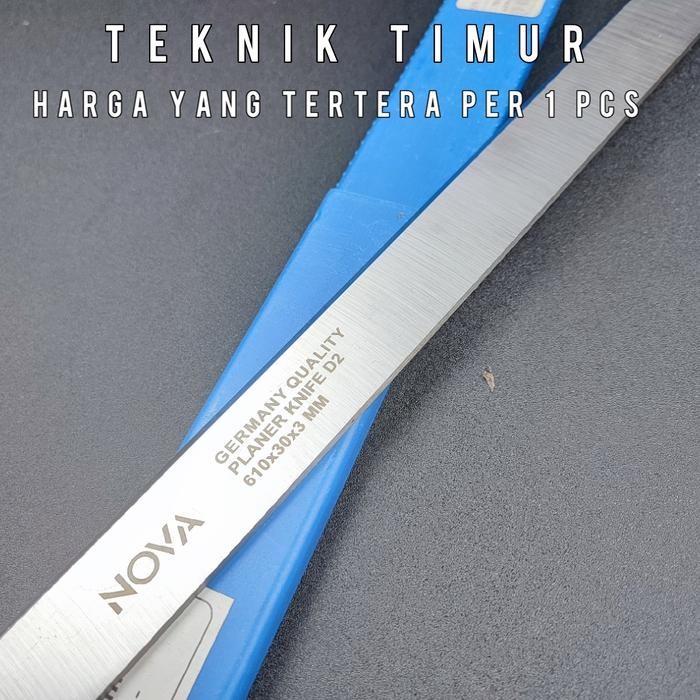 Mata Planer Hss 610 X 30 X 3 Mm Nova Jointer Duduk 61 Cm