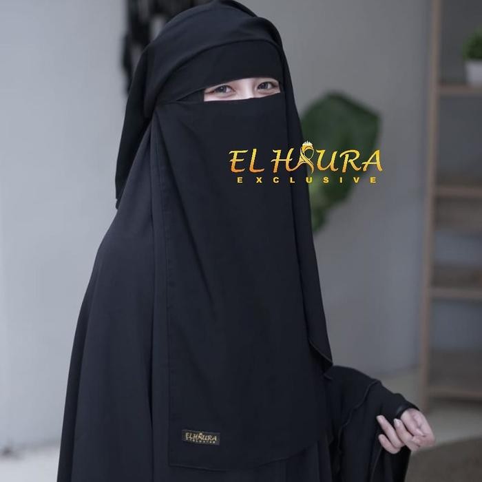 TERMURAH cadar niqab yaman elhaura sifon silk READY STOCK