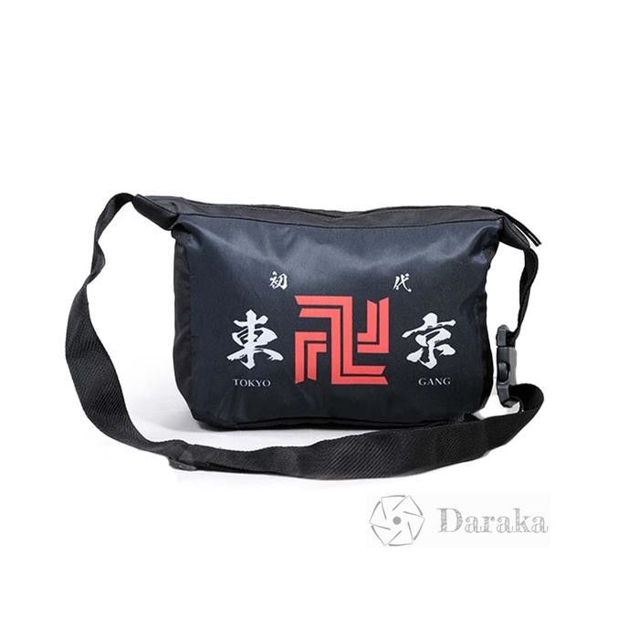 

Tas Selempang anak laki Tokyo Revengers Warunk MbakSri hitam pria