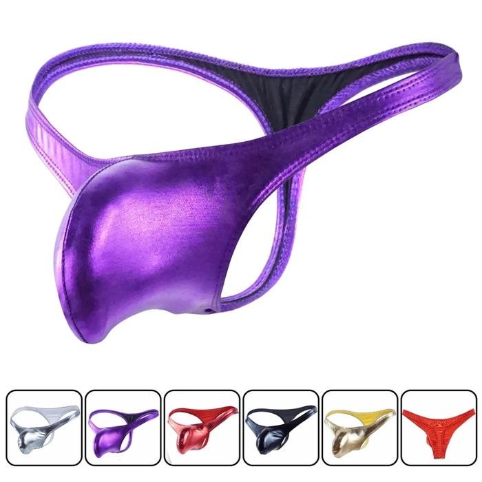 G STRING PRIA MODEL THONG BAHAN KULIT