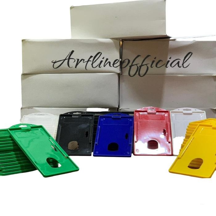 

DISKON Case name tag, case name card, id card holder lanyard Box isi 50 pcs