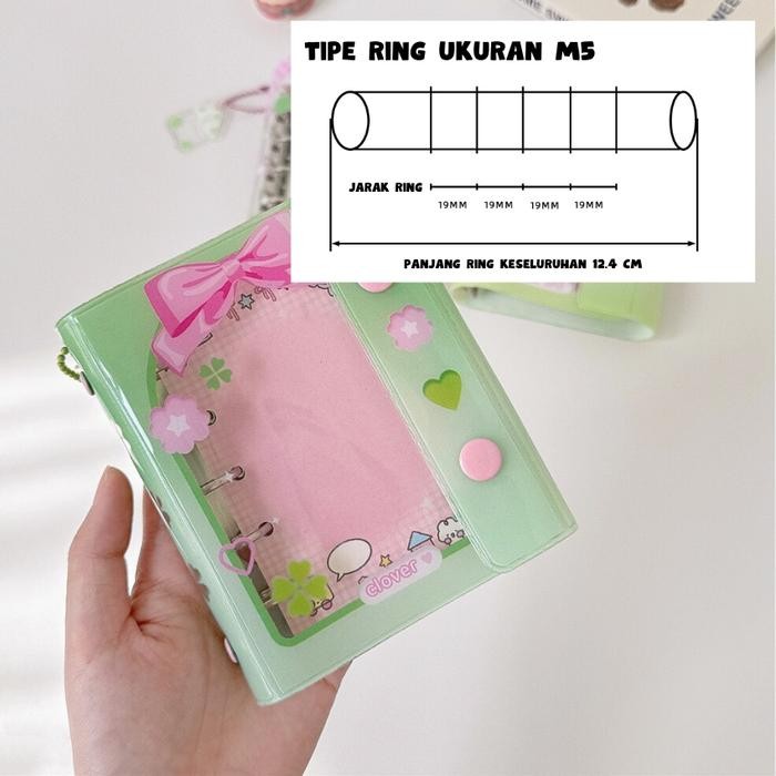 

Bisa E-Faktur! Bibimcat - (M5 Size) Binder Journal Buku Agenda (Set + Kertas) / Buku Tulis Catatan