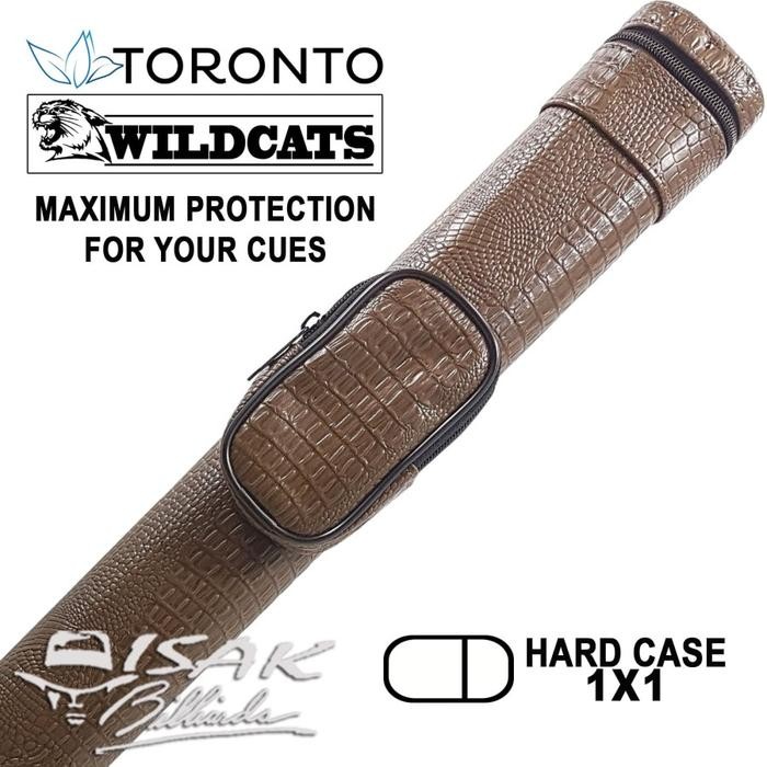 Toronto Wildcats 1x1 Case 333 - Tas Stick Hard Cue Billiard Biliar