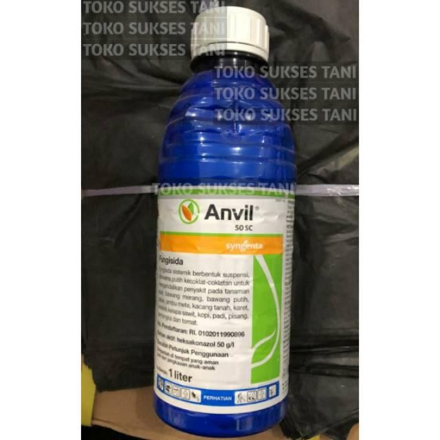 Fungisida sistemik ANVIL 50sc dari syngenta. Isi 1liter