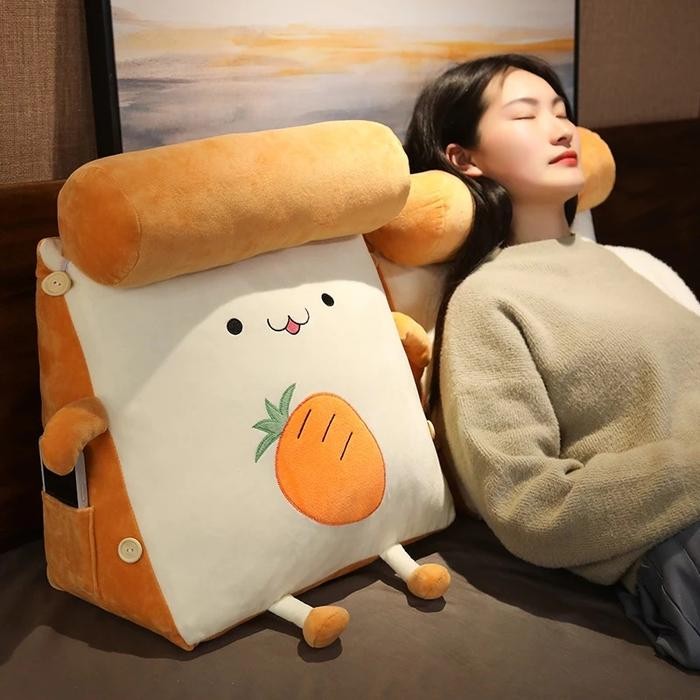 Bantal Sandaran Tempat Tidur dengan Sandaran Punggung Free Guling