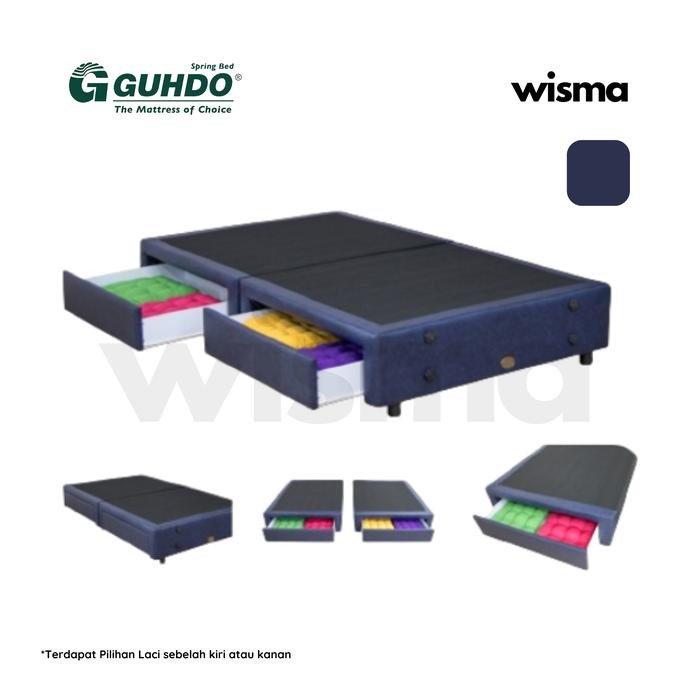KDM- Divan Laci / Base Drawer / Rangka Tempat Tidur Kasur Springbed Busa Guhdo [Tanpa Kasur] 90x200
