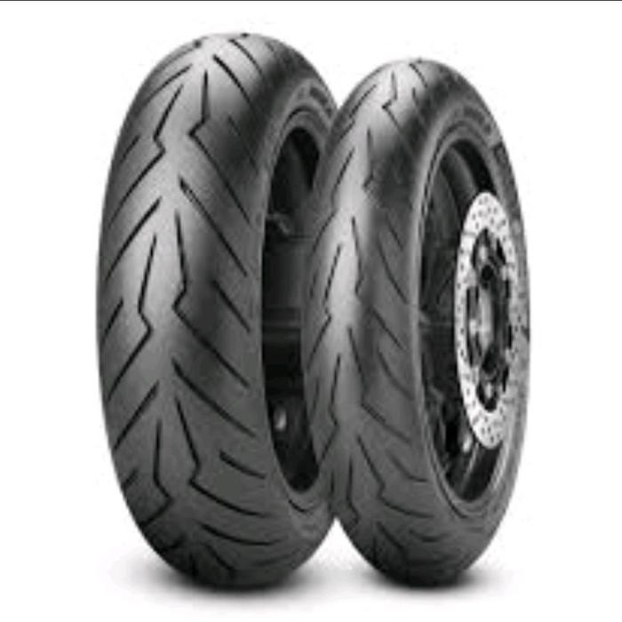 (Sepasang) Ban Pirelli Diablo Rosso Scooter 120/70-14 & 150/70-14 For Aerox