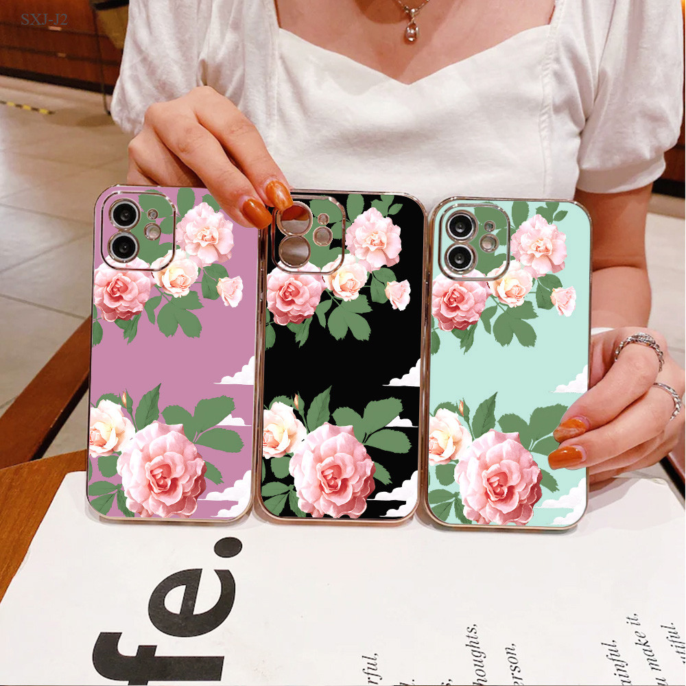 Casing Hardcase Tanaman Berbunga Hp For Compitable With Samsung Galaxy J2 J4 J6 J7 Core Prime Pro Pl