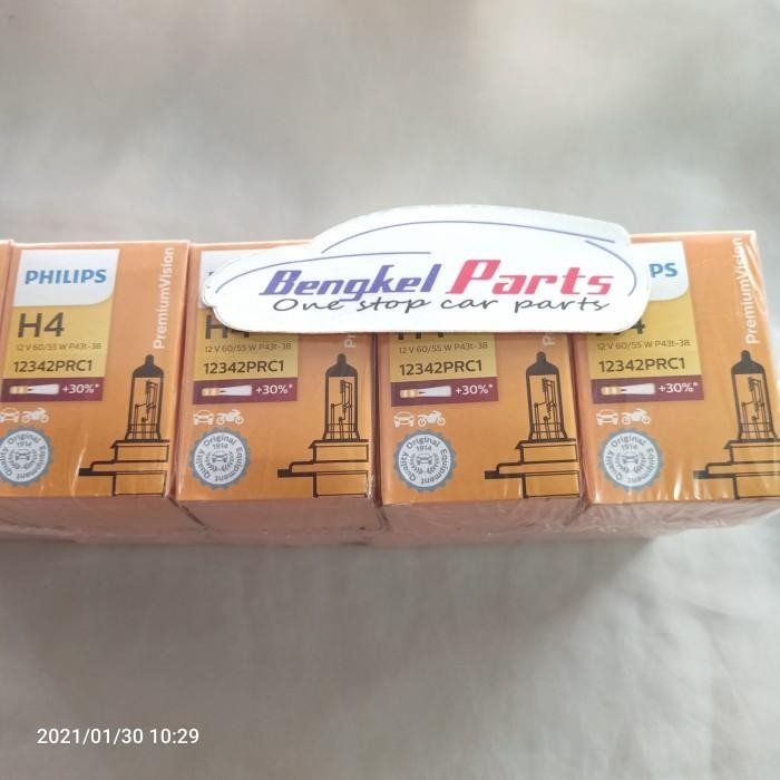 Bohlam Halogen H4 Philips 60/55W