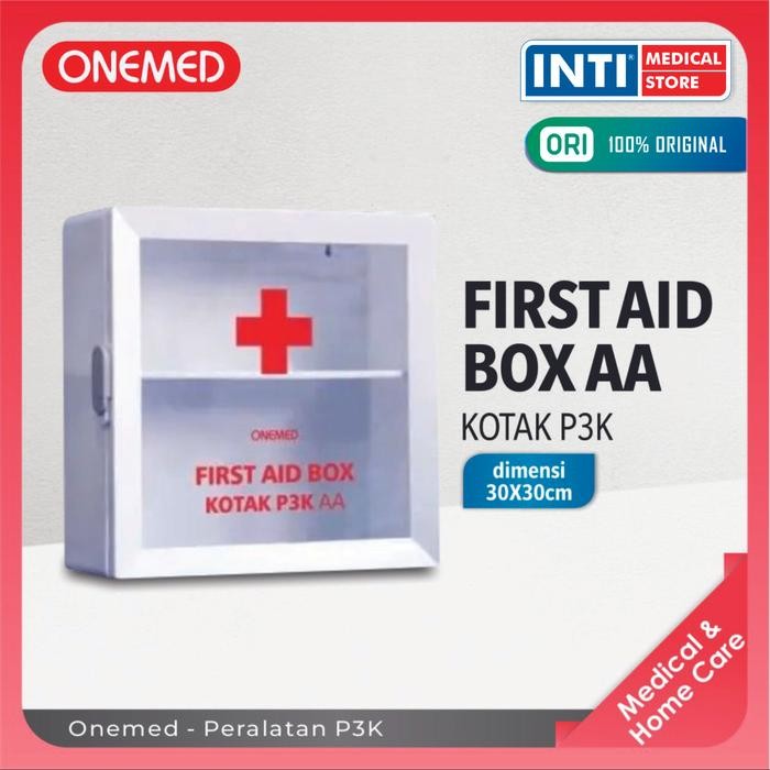 Ready Onemed Kotak P3K AA Tempat Penyimpanan Alat Medis P3K