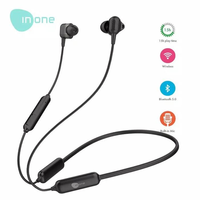 Inone Earphone Bluetooth Wireless In-ear Stereo Sports T2 & T4 Version