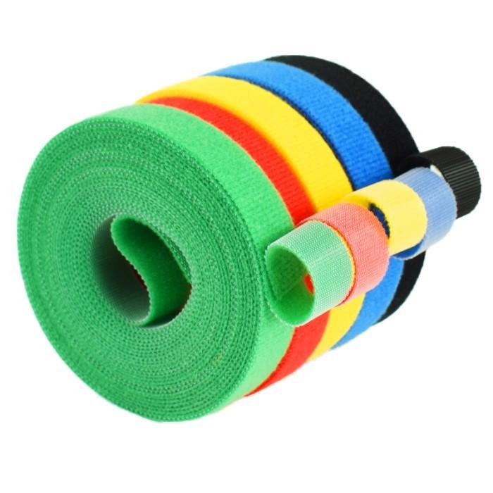 

Magic Tape Kretekan Prepetan Perekat Serbaguna Pengikat Kabel Fo/Fiber Optik Tanaman 1Cm X 25M Strap