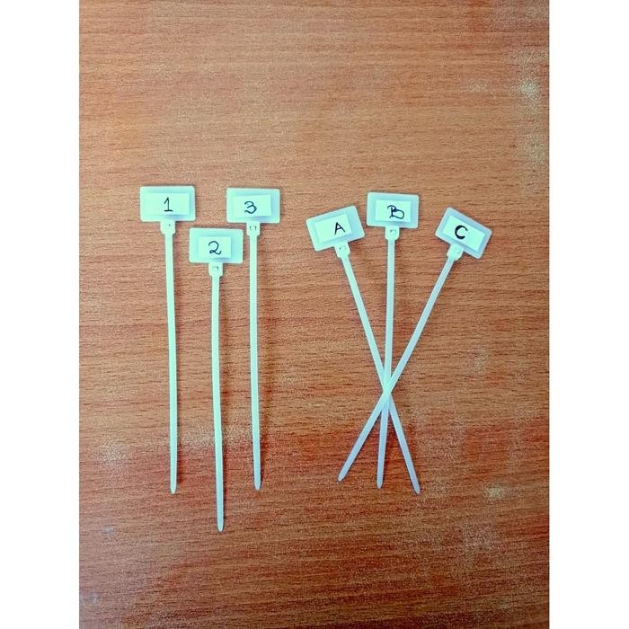 OJ Kabel ties tag nama/ Cable ties tag LAN 4x150mm isi 100pcs/pack