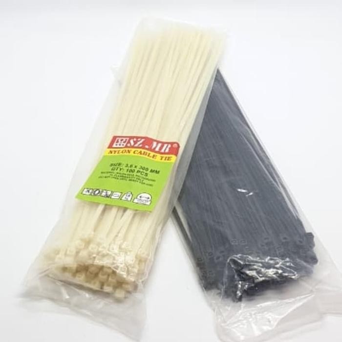 

OJ SZ KABEL TIES 3,6x300MM / KABEL TIS / PENGIKAT KABEL / CABLE TIE