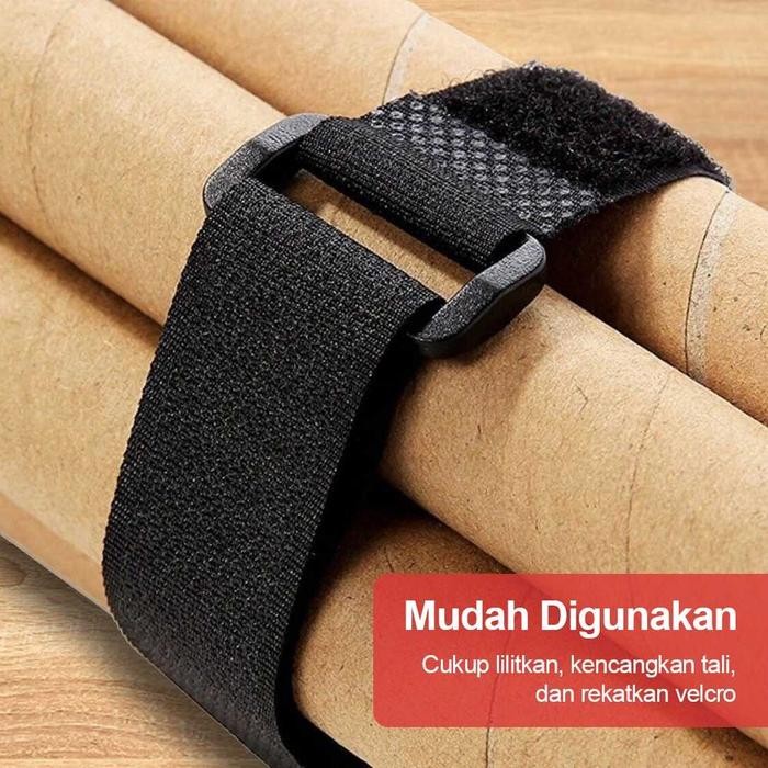 

Digap Pengikat Kabel Velcro Strap Cable Organizer Nylon 10 Pcs - Emvb