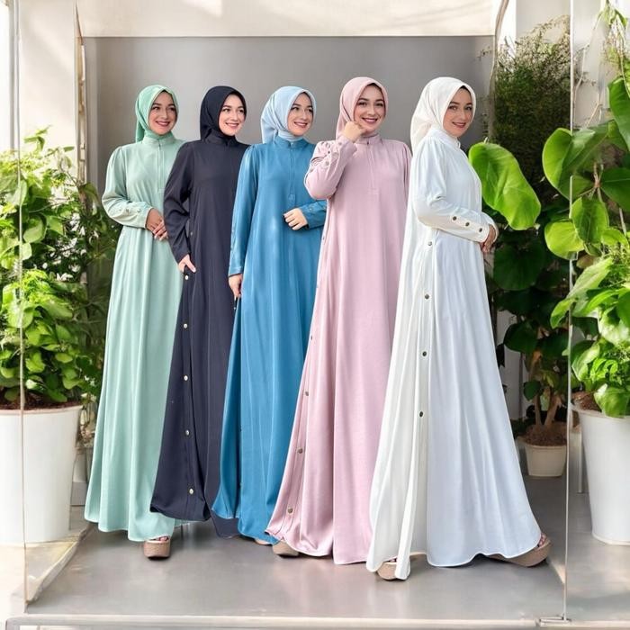 Pilihan- Baju Gamis Liyana Dress Casual Jeel Boutique