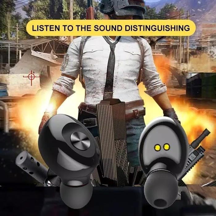 Xg12 Tws Bluetooth 5.0 Earphone Earbud Hifi Sound Sport Earpiece Mini