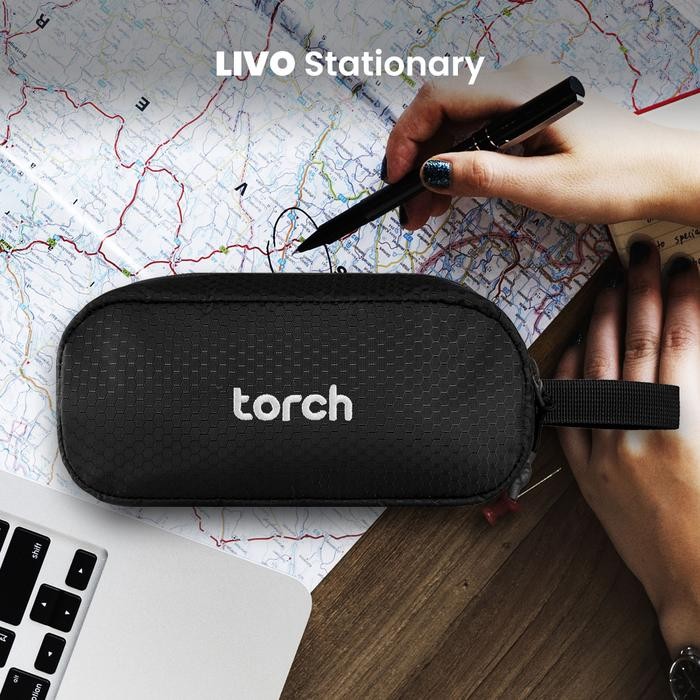 

TORCH Livo Pouch Alat Tulis Perlengkapan Sekolah Kerja Tempat Kosmetik Muat Banyak Anti Noda