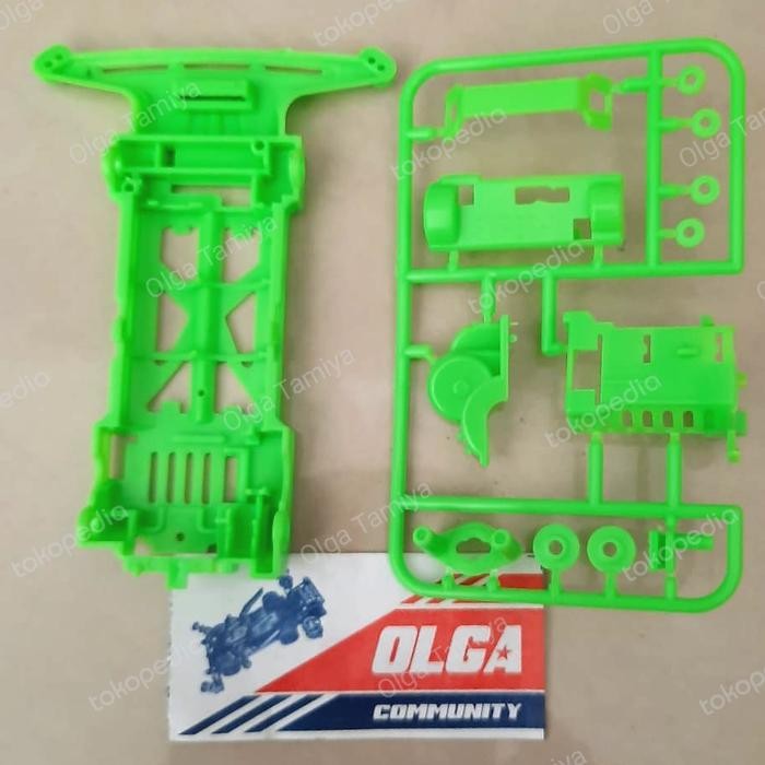 Pilihan- Chassis Super 1 Hjh Lama Warna Hijau Stabilo Plus 1 Set Gear Langsung