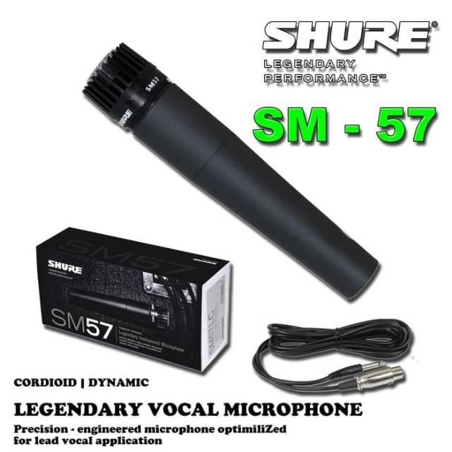 Ready Mic Kabel SHURE SM57 instrument Besi Mikrofon Mik