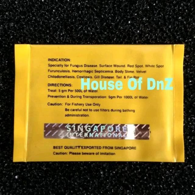 OBAT IKAN POMATE ORIGINAL SINGAPURA OBAT IKAN ARWANA KOI OBAT IKAN HIAS AMPUH POMET JAMUR POMED